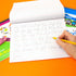 BAZIC 50 Sheet Cursive Writing Pad, 10.5" X 8", Handwriting Practice Workbook, Grades 2-3, 1-Pack