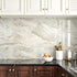 Grey/Gold Marble Contact Paper for Desk Top, Waterproof Peel and Stick Wallpaper for Kitchen Cabinets 15.8x78.7 Inch