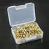 Hilitchi 200-Pieces 7/16''(11mm) Antique Upholstery Nails Tacks - Furniture Tacks, Upholstery Tacks, Thumb Tack Push