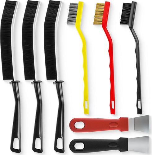 QWACVRTM Crevice Cleaning Brush, Hard Bristle Crevice Cleaning Brush, Cleaning Brushes for Household