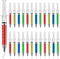 Multi-Color Syringe Pen, Writes in Black Ink, Nurse Pens, Office Supplies, 24 Pieces
