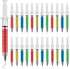 Multi-Color Syringe Pen, Writes in Black Ink, Nurse Pens, Office Supplies, 24 Pieces