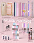 Nicpro 47PCS Aesthetic School Supplies in Big Capacity Pen Case, Cute Pastel Mechanical Pencils 0.5, 0.7, 0.9 & 2mm Lead