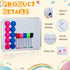 Fuutreo 10 Pcs Small White Board Dry Erase, 8.5" x 11" Magnetic Dry Erase Board for Fridge, 10 Markers, 20 Magnets