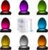 ToiLight The Original Toilet Bowl Night Light. Fun Useful Bathroom Motion Sensor Tech