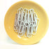 Clipwell Magnetic Paper Clip Holder - Easy Toss & Pick-Up, Powerful Magnet for Home & Office Organizer, Yellow
