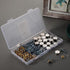 32 Pieces Mirror Screws Decorative Cap, Stainless Steel Screw Cover, Decorative Caps for Mirror, Sign Advertising