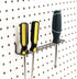 Spectrum Diversified Industrial Gray Pegboard Tool Holder - 1.75" L x 9.25" W