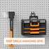 Utility Heavy Duty Pegboard Hooks - 10 Pack Accessories for Hanging Tools, Fit 1/4" Peg Holes, Large Tool Holders for
