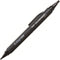 ITOYA Doubleheader Calligraphy Marker, CL-10BP-BK, Black