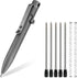KeyUnity KP04SW Bolt Action Pen with Clip, Titanium Alloy EDC Pocket Pen, Retractable Metal Ballpoint