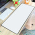 Qisan Large Gaming Mouse Pad, Extended Size 31.5"x11.8"x0.15", Anti-Slip Rubber Base, White Desk Mat