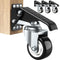 SOLEJAZZ Workbench Caster Kit, 880 LBS Capacity, 3" Heavy Duty Retractable Caster, All Steel Construction, 4 Casters