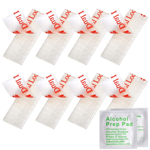 YeeBeny EZ Pass/I-Pass/Toll Tag Tape Mounting Kit - 8pcs Glue Adhesive Dual Lock Tape Ezpass Tag Holder