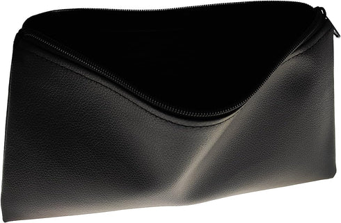 XINGXINRONG Bag,5 Pack Wallet,Cosmetics,11x6 inch Bank Leatherette Security Deposit Bags Utility Zipper Bags for Tools