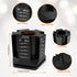 Coin Counter Coin Sorter, Creative 2 in-1 Desk Organizer, 360° Rotatable Coin Sorter & Pen Holder