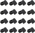 PATIKIL 1.5" x 1" x 0.7" Rectangle Plastic Plug Tubing End Caps,