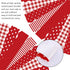 Whaline 69 Feet Valentine's Day Bulletin Board Borders, 60 Pieces in 5 Styles, Heart Plaid Spot Stripe for Decoration