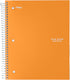 Five Star Spiral Notebooks, 3 Subject, Wide Ruled, 150 Sheets, 10-1/2" x 8", Assorted Colors, 6 Pack (73449)