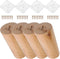 Sosoport 4pcs Solid Wood Furniture Legs Feet, 10cm Tilted Coffee Table Legs