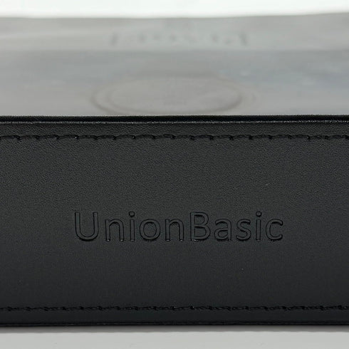UnionBasic 3-Layer Faux Leather Document Paper Letter Tray, Desktop File Sorter Organizer Tray, Black