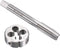 uxcell M10 x 1.5mm Metric Left Hand Tap and Die Set, Machine Thread Screw Tap with Round Threading Die