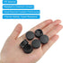 PATIKIL 18mm Plastic Hole Plugs, 30Pcs Round Hole Plugs Cover for Table Kitchen Cabinet Furniture, Black