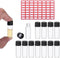 PATIKIL 2ml Clear Glass Vials, 12 Pack Sample Vials with Screw Cap, Leak-Proof Liquid Sample for Lab