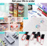 lopevi Label Maker Machine Portable Label Printer with Multiple Templates Wireless BT Label Maker for Home Office
