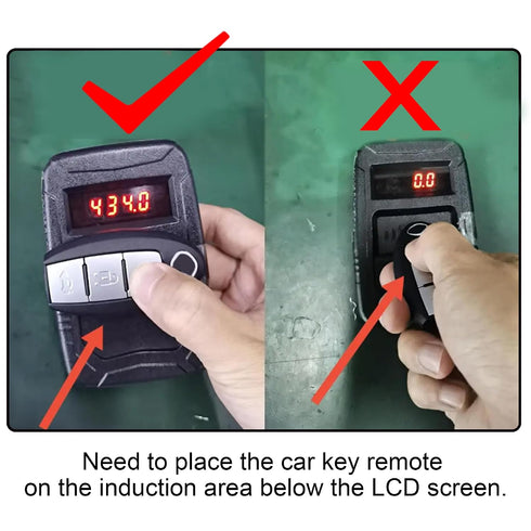 10 MHZ-1000 PL001 315/433/868/902MHZ, WOYO Car Key Fob Tester RF Frequency Tester MHZ, Remote Control Detector Infrared
