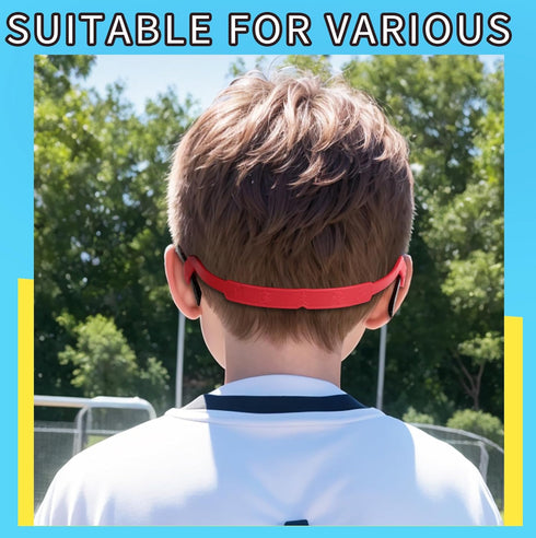 YGDZ Glasses Strap, 8 Pack Kids Eyeglasses String Holder, Silicone Elastic Sports Strap with Ear Grip Hooks, 8 Colors
