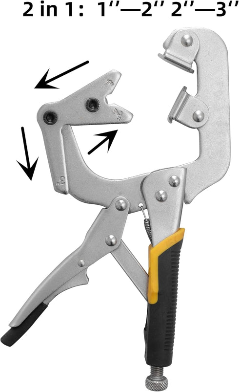 Xiao & Dao Pro 10" C-clamp Locking Pliers with Swivel Pads, 1-Piece XD-C10-003