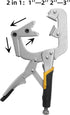 Xiao & Dao Pro 10" C-clamp Locking Pliers with Swivel Pads, 1-Piece XD-C10-003