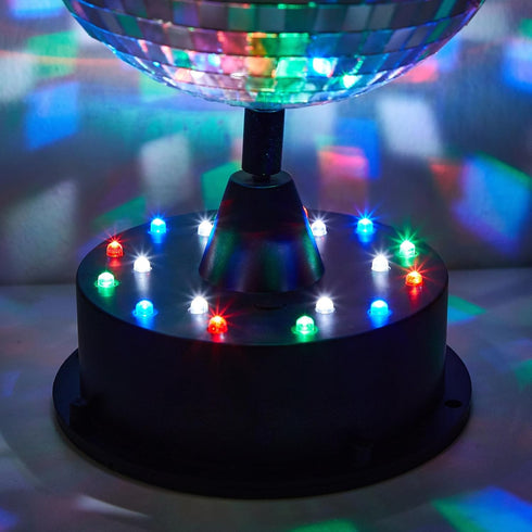 CZTGNMI LED Disco Ball Table Lamp Rotating Mirror | Color-Changing Indoor Party Essential