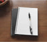ZZTX Spiral Notebook Kraft Soft Cover, College Ruled Memo Diary Planner, 140 Pages/70 Sheets, 8 x 6 inch, 1 Pack (Black)