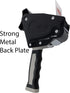 Clipco Tape Dispenser Gun with Packing Tape - Rubberized Handle (Pack of 3) (Black-Gray)