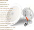 7117 6 Inch 16W 5500K E26, 2Pack Motion Sensor LED Recessed Lights, Downlight Daylight, Motion Activated Security