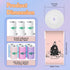 9 (3 6 57 25 mm, Rolls Mini Thermal Sticker Paper for Mini Inkless Printer Rolls of White & Rolls of Multicolored)