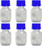 Karter Scientific 50ml Glass Round Media Storage Bottles, GL32 Screw Cap, Borosilicate, Case of 6
