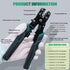 Twidec Wire Crimper Tool with Stripper Cutter, Multifunctional Crimping Pliers for Insulated Electrical Connectors