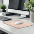 PU Leather Mouse Pad with Stitched Edge - Micro-Fiber Base, Non-Slip Waterproof for Computers (Champagne Gold)