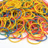 Nydotd 1000pcs Rubber Bands, Small Colorful Money Rubber Bands Bulk, 2.5cm 1 inch for Office Supplies