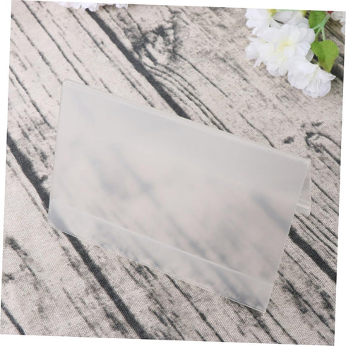 Lurrose Stylish Acrylic Card Holder for Easy Information Display