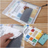EOOUT 24pcs Mesh Zipper Pouch Bags, Plastic Zipper Bag for Organizing, 13.5x9.5 Inches Letter Size, A4 Size for Office