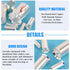 Glarks 166Pcs Wire Ferrules Kit, 8 Sizes AWG 12 10 8 6 4 2 1 2/0, Silver Plated Copper Crimp Connectors