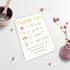 Cheeklee Thank You Card for Teacher Mentor Coach, Appreciation Greeting for Guidance, Support, and Inspiration