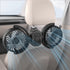 Hayousui Rechargeable Dual-Head Fan for Car: USB Cooling Backseat Fans for Baby