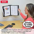 Ultimate Office 10-Pocket Wall Reference Organizer with Easy-Load Pockets, Black Pockets, Mounting Screws