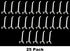 JSP Manufacturing 4" Plastic Pegboard Hooks Garage/Tools/Storage/Organization/Jewelry/Craft - Multi-Colors (25, White) by JSP Manufacturing