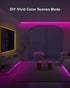 4.92ft Bluetooth RGB COB Led Strip Lights with Remote, Dimmable Smart App Light Strip, Color Changing Music Sync for